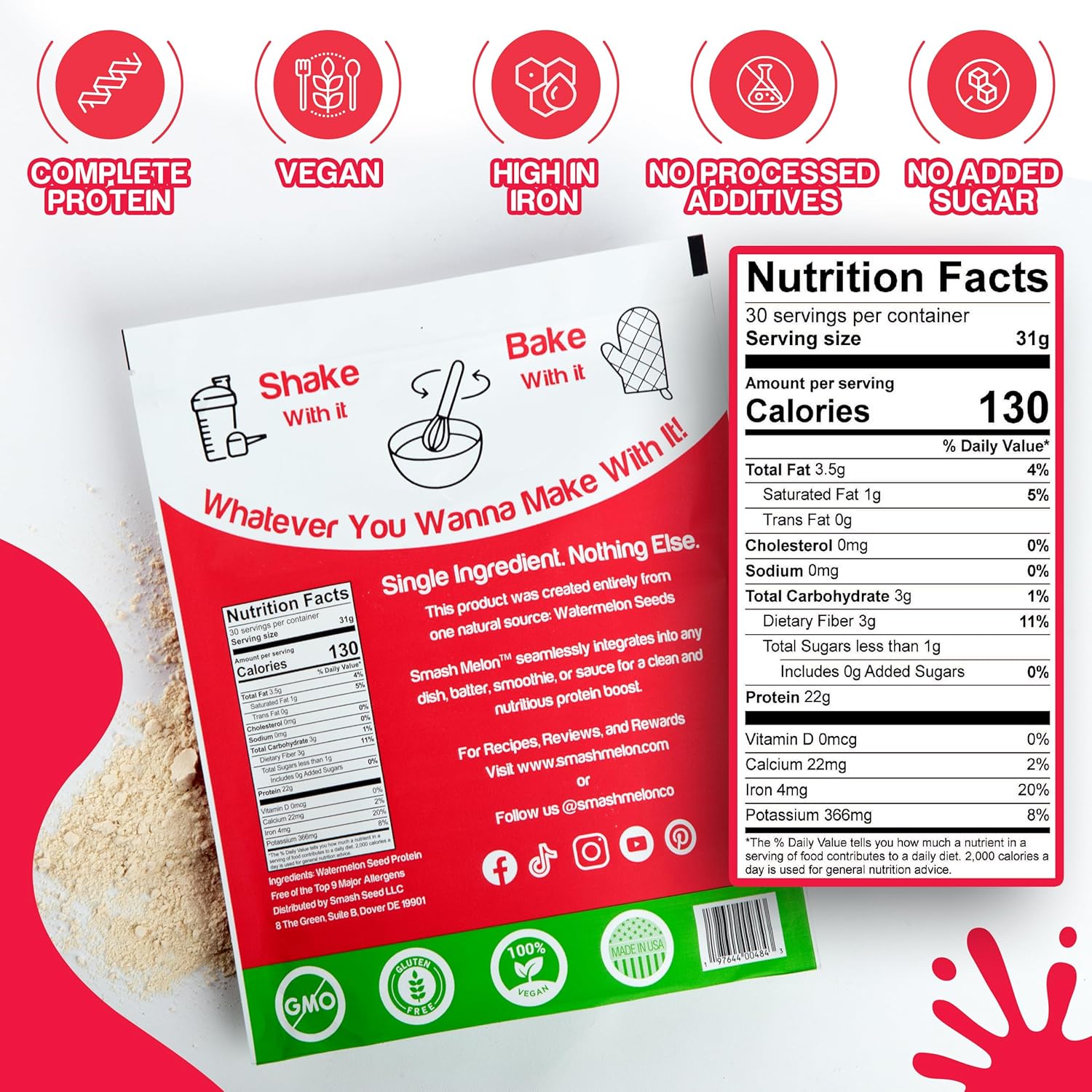 Smash Melon Protein Powder