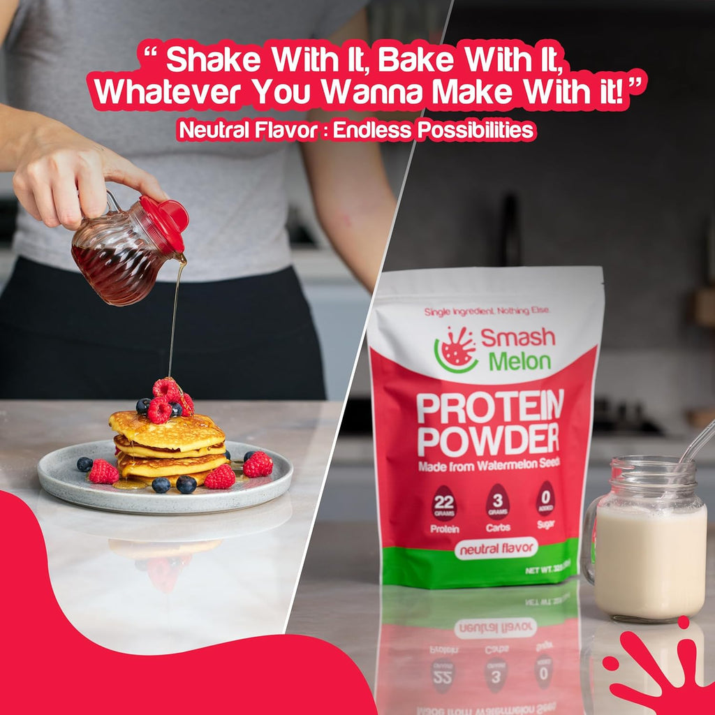 Protein Example Packets Smash Melon Protein Powder Sample Bundle - 4 Single Serving Packets